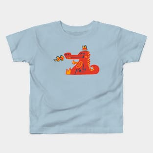 fire-breathing king Kids T-Shirt